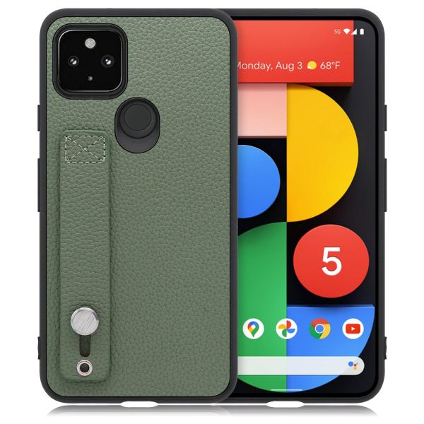 [ LOOF HOLD-SHELL ] Google Pixel 5 pixel5 Googlepixel5 スマホケース 背面 ケース カバー ハードケース 背面ベルト 本革 ストラップホール [ Google Pixel 5 ]