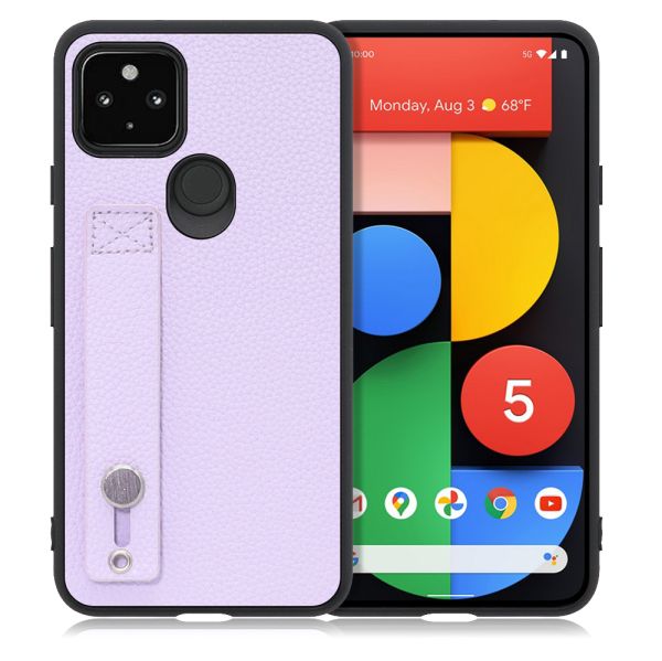 [ LOOF HOLD-SHELL ] Google Pixel 5 pixel5 Googlepixel5 スマホケース 背面 ケース カバー ハードケース 背面ベルト 本革 ストラップホール [ Google Pixel 5 ]
