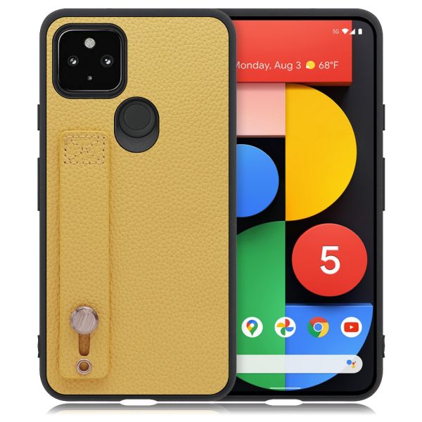 [ LOOF HOLD-SHELL ] Google Pixel 5 pixel5 Googlepixel5 スマホケース 背面 ケース カバー ハードケース 背面ベルト 本革 ストラップホール [ Google Pixel 5 ]