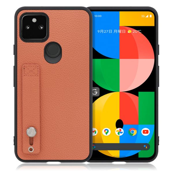 [ LOOF HOLD-SHELL ] Google Pixel 5a (5G) Googlepixel5a5g pixel5a5g pixel5a スマホケース 背面 ケース カバー ハードケース 背面ベルト 本革 ストラップホール [ Google Pixel 5a (5G) ]