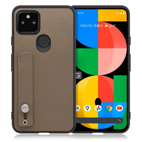 [ LOOF HOLD-SHELL ] Google Pixel 5a (5G) Googlepixel5a5g pixel5a5g pixel5a スマホケース 背面 ケース カバー ハードケース 背面ベルト 本革 ストラップホール [ Google Pixel 5a (5G) ]