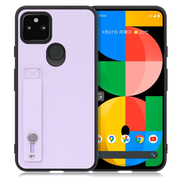 [ LOOF HOLD-SHELL ] Google Pixel 5a (5G) Googlepixel5a5g pixel5a5g pixel5a スマホケース 背面 ケース カバー ハードケース 背面ベルト 本革 ストラップホール [ Google Pixel 5a (5G) ]