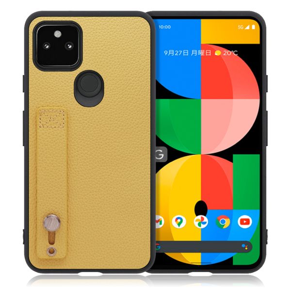 [ LOOF HOLD-SHELL ] Google Pixel 5a (5G) Googlepixel5a5g pixel5a5g pixel5a スマホケース 背面 ケース カバー ハードケース 背面ベルト 本革 ストラップホール [ Google Pixel 5a (5G) ]