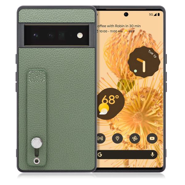 [ LOOF HOLD-SHELL ] Google Pixel 6 Pro Googlepixel6pro 6pro プロ ピクセル6pro スマホケース 背面 ケース カバー ハードケース 背面ベルト 本革 ストラップホール [ Google Pixel 6 Pro ]