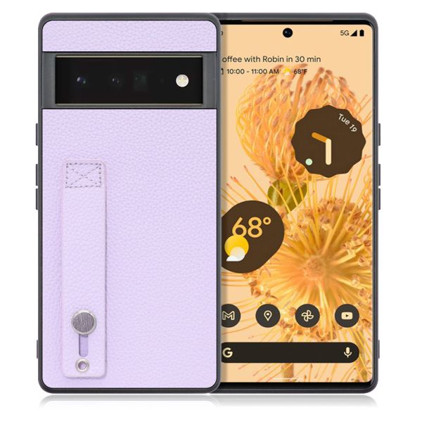 [ LOOF HOLD-SHELL ] Google Pixel 6 Pro Googlepixel6pro 6pro プロ ピクセル6pro スマホケース 背面 ケース カバー ハードケース 背面ベルト 本革 ストラップホール [ Google Pixel 6 Pro ]