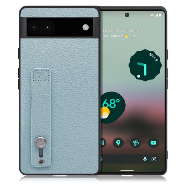 [ LOOF HOLD-SHELL ] Google Pixel 6a googlepixel6a pixel6a スマホケース 背面 ケース カバー ハードケース 背面ベルト 本革 ストラップホール [ Google Pixel 6a ]