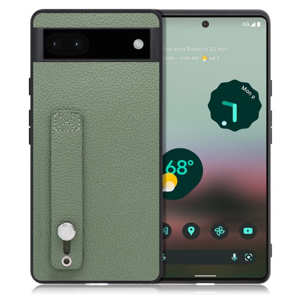 [ LOOF HOLD-SHELL ] Google Pixel 6a googlepixel6a pixel6a スマホケース 背面 ケース カバー ハードケース 背面ベルト 本革 ストラップホール [ Google Pixel 6a ]