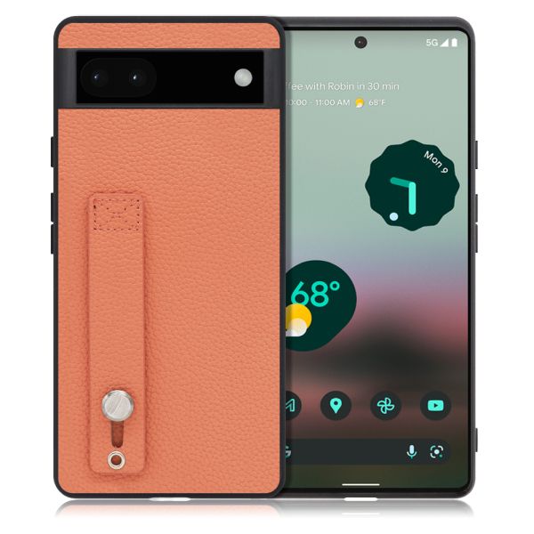 [ LOOF HOLD-SHELL ] Google Pixel 6a googlepixel6a pixel6a スマホケース 背面 ケース カバー ハードケース 背面ベルト 本革 ストラップホール [ Google Pixel 6a ]