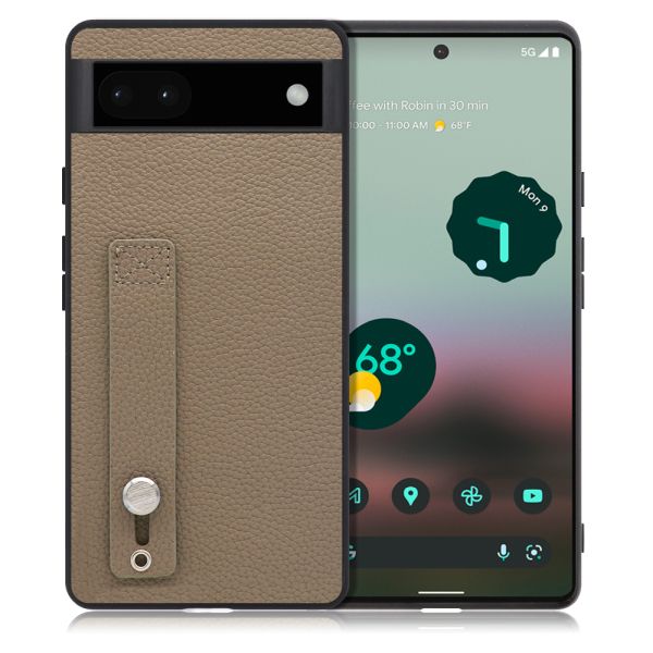 [ LOOF HOLD-SHELL ] Google Pixel 6a googlepixel6a pixel6a スマホケース 背面 ケース カバー ハードケース 背面ベルト 本革 ストラップホール [ Google Pixel 6a ]