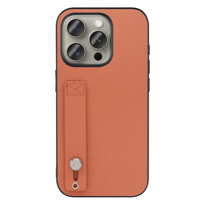 [ LOOF HOLD-SHELL ] iPhone 15 Pro iPhone15 Pro アイフォン15 プロ iPhone 15 Pro 15Pro アイフォン 15 スマホケース 背面 ケース カバー ハードケース 背面ベルト 本革 ストラップホール [ iPhone 15 Pro ]