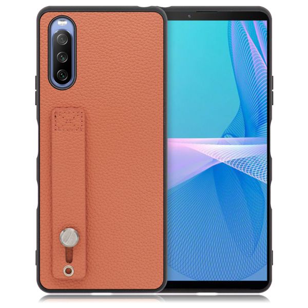 [ LOOF HOLD-SHELL ] Xperia 10 III /  10 III Lite Xperia10III 10III xperia10 スマホケース 背面 ケース カバー ハードケース 背面ベルト 本革 ストラップホール [ Xperia 10 III / Lite ]