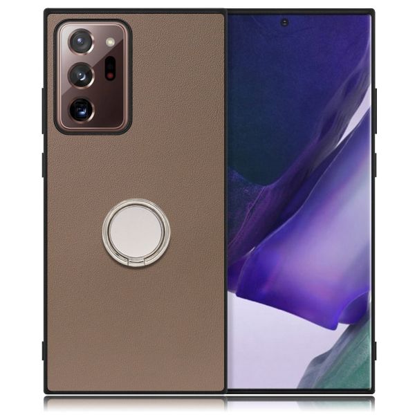[ LOOF RING-SHELL ] Galaxy Note 20 Ultra 5G note20ultra5g note20 スマホケース 背面 ケース カバー ハードケース スマホリング リング付き 本革 ストラップホール [ Galaxy Note20 Ultra ]