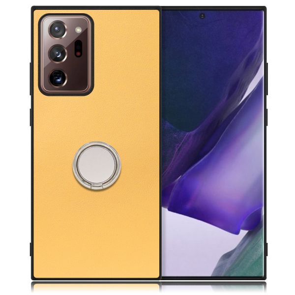 [ LOOF RING-SHELL ] Galaxy Note 20 Ultra 5G note20ultra5g note20 スマホケース 背面 ケース カバー ハードケース スマホリング リング付き 本革 ストラップホール [ Galaxy Note20 Ultra ]