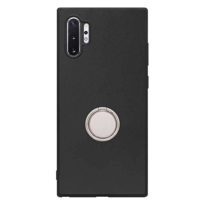 [ LOOF RING-SHELL (シンプル Ver.) ] Galaxy Note10+ SC-01M / SCV45 note10+ note10plus note10 plus スマホケース 背面 ケース カバー ハードケース スマホリング リング付き 本革 ストラップホール [ Galaxy Note10+ ]