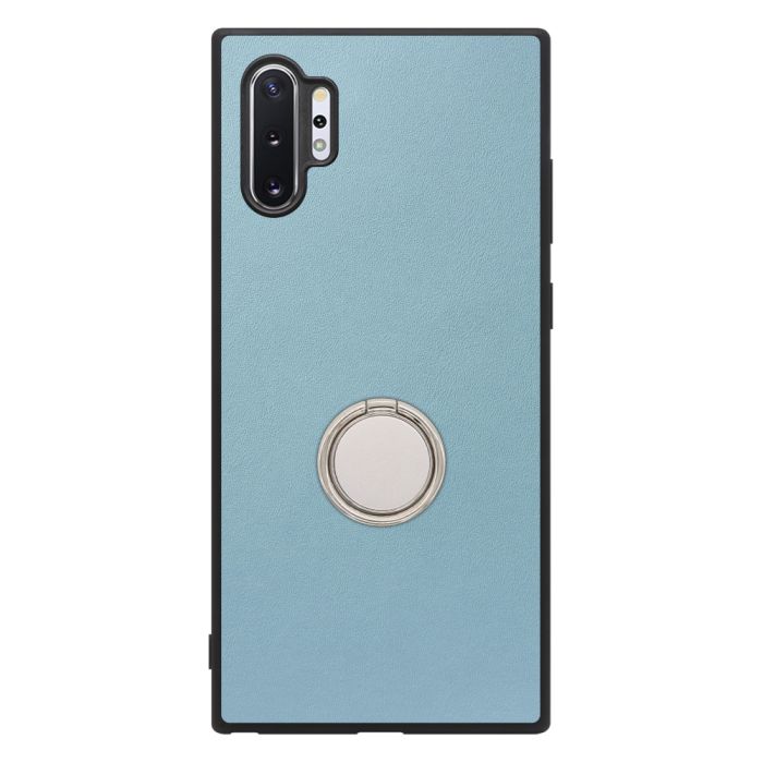 [ LOOF RING-SHELL (シンプル Ver.) ] Galaxy Note10+ SC-01M / SCV45 note10+ note10plus note10 plus スマホケース 背面 ケース カバー ハードケース スマホリング リング付き 本革 ストラップホール [ Galaxy Note10+ ]