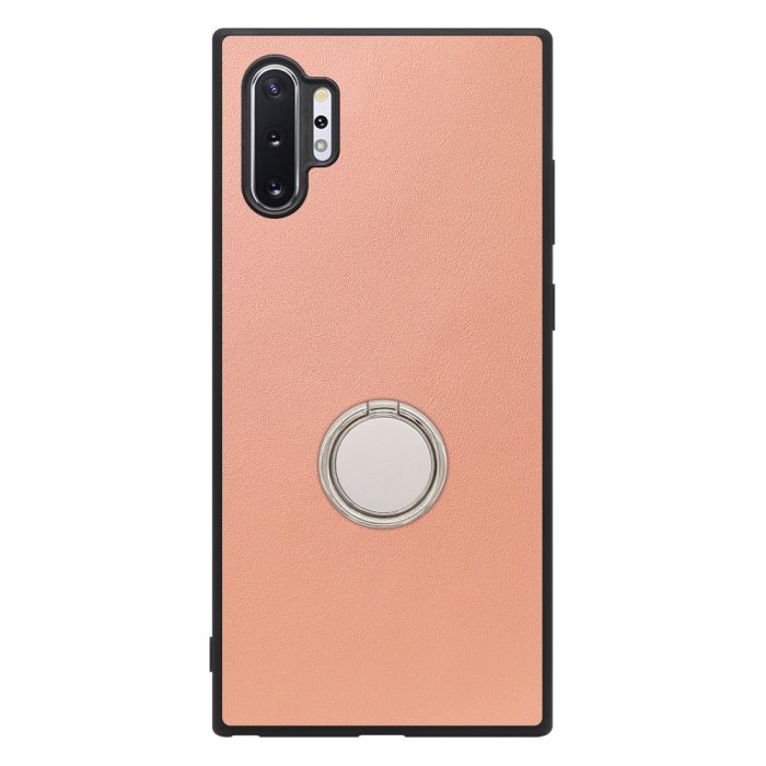 [ LOOF RING-SHELL (シンプル Ver.) ] Galaxy Note10+ SC-01M / SCV45 note10+ note10plus note10 plus スマホケース 背面 ケース カバー ハードケース スマホリング リング付き 本革 ストラップホール [ Galaxy Note10+ ]