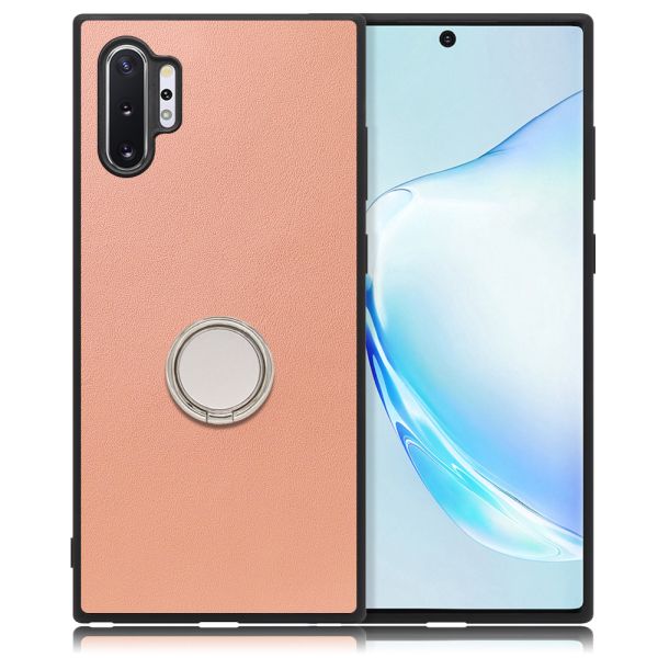 [ LOOF RING-SHELL ] Galaxy Note10+ SC-01M / SCV45 note10+ note10plus note10 plus スマホケース 背面 ケース カバー ハードケース スマホリング リング付き 本革 ストラップホール [ Galaxy Note10+ ]