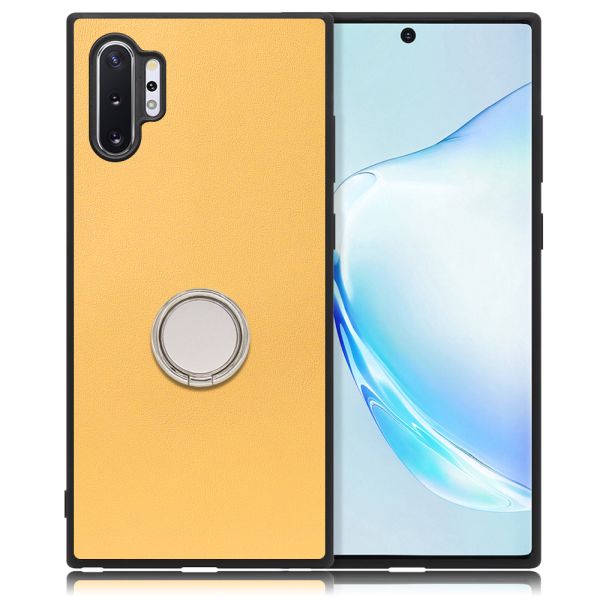 [ LOOF RING-SHELL ] Galaxy Note10+ SC-01M / SCV45 note10+ note10plus note10 plus スマホケース 背面 ケース カバー ハードケース スマホリング リング付き 本革 ストラップホール [ Galaxy Note10+ ]