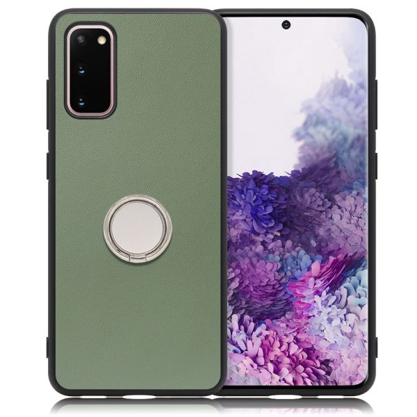 [ LOOF RING-SHELL ] Galaxy S20 5G SC-51A / SCG01 s205g スマホケース 背面 ケース カバー ハードケース スマホリング リング付き 本革 ストラップホール [ Galaxy S20 5G ]