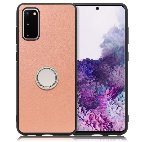 [ LOOF RING-SHELL ] Galaxy S20 5G SC-51A / SCG01 s205g スマホケース 背面 ケース カバー ハードケース スマホリング リング付き 本革 ストラップホール [ Galaxy S20 5G ]