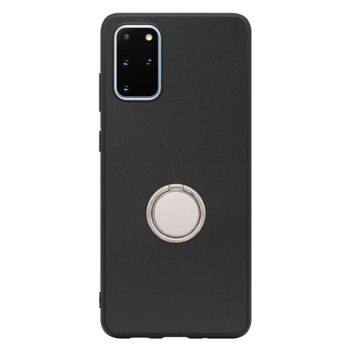 [ LOOF RING-SHELL (シンプル Ver.) ] Galaxy S20+ 5G SC-52A / SCG02 s20plus S20 plus s20プラス s20+5g s20plus5g スマホケース 背面 ケース カバー ハードケース スマホリング リング付き 本革 ストラップホール [ Galaxy S20+ 5G ]