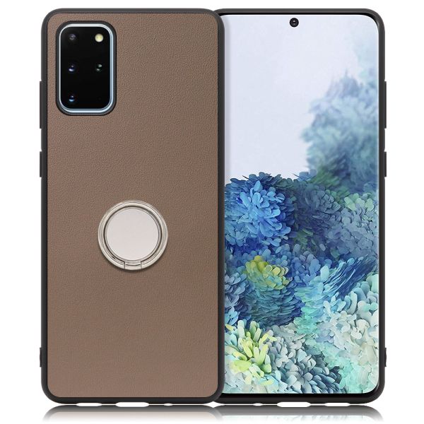 [ LOOF RING-SHELL ] Galaxy S20+ 5G SC-52A / SCG02 s20plus S20 plus s20プラス s20+5g s20plus5g スマホケース 背面 ケース カバー ハードケース スマホリング リング付き 本革 ストラップホール [ Galaxy S20+ 5G ]