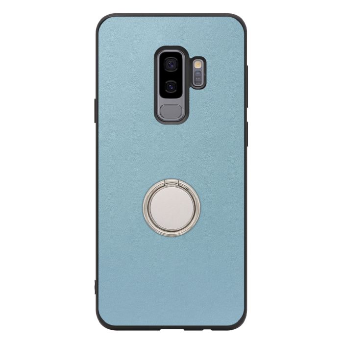 [ LOOF RING-SHELL (シンプル Ver.) ] Galaxy S9+ SC-03K / SCV39 s9plus s9 Plus スマホケース 背面 ケース カバー ハードケース スマホリング リング付き 本革 ストラップホール [ Galaxy S9+ ]