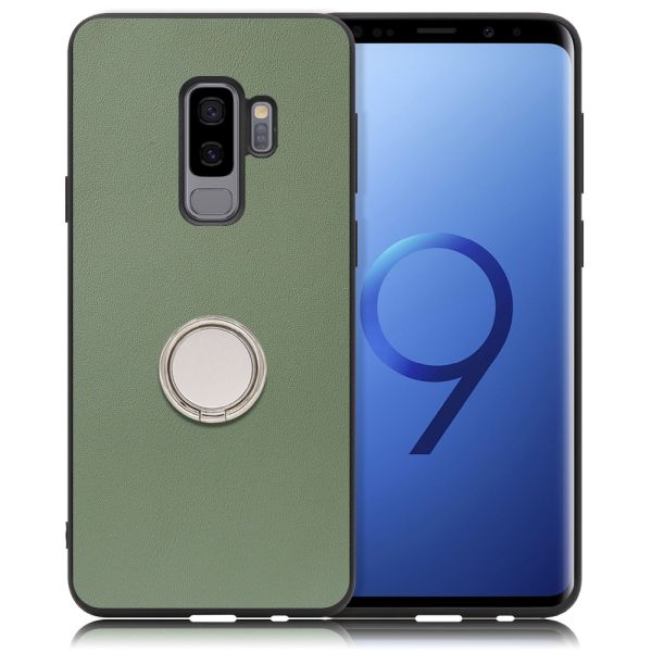 [ LOOF RING-SHELL ] Galaxy S9+ SC-03K / SCV39 s9plus s9 Plus スマホケース 背面 ケース カバー ハードケース スマホリング リング付き 本革 ストラップホール [ Galaxy S9+ ]