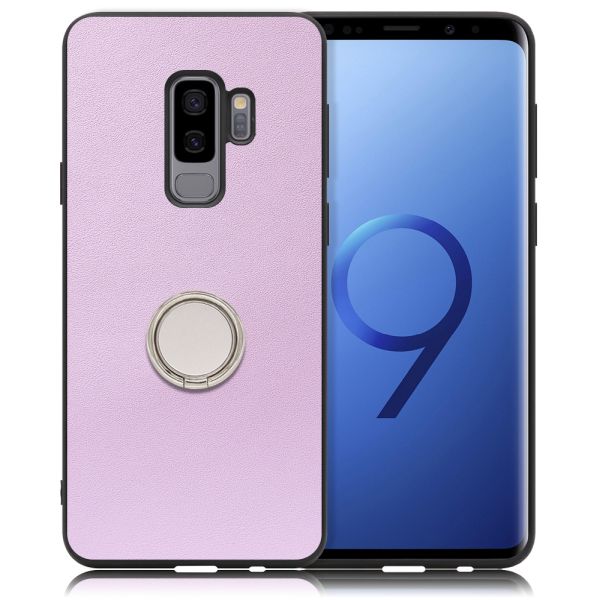 [ LOOF RING-SHELL ] Galaxy S9+ SC-03K / SCV39 s9plus s9 Plus スマホケース 背面 ケース カバー ハードケース スマホリング リング付き 本革 ストラップホール [ Galaxy S9+ ]