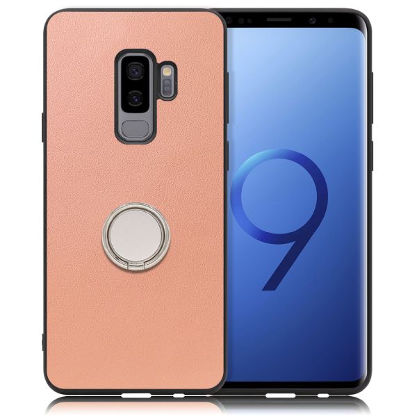 [ LOOF RING-SHELL ] Galaxy S9+ SC-03K / SCV39 s9plus s9 Plus スマホケース 背面 ケース カバー ハードケース スマホリング リング付き 本革 ストラップホール [ Galaxy S9+ ]