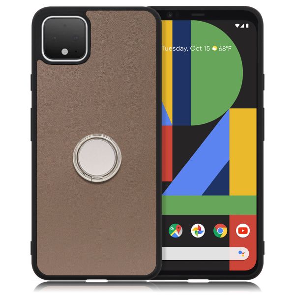 [ LOOF RING-SHELL ] Google Pixel 4 XL googlepixel pixel4xl ピクセル4XL スマホケース 背面 ケース カバー ハードケース スマホリング リング付き 本革 ストラップホール [ Google Pixel 4 XL ]