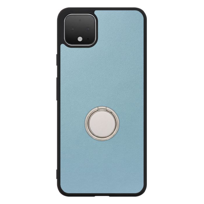 [ LOOF RING-SHELL (シンプル Ver.) ] Google Pixel 4 XL googlepixel pixel4xl ピクセル4XL スマホケース 背面 ケース カバー ハードケース スマホリング リング付き 本革 ストラップホール [ Google Pixel 4 XL ]