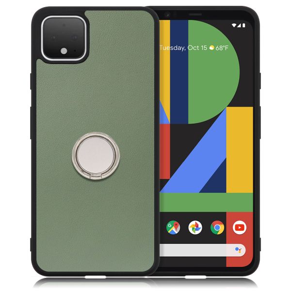 [ LOOF RING-SHELL ] Google Pixel 4 XL googlepixel pixel4xl ピクセル4XL スマホケース 背面 ケース カバー ハードケース スマホリング リング付き 本革 ストラップホール [ Google Pixel 4 XL ]
