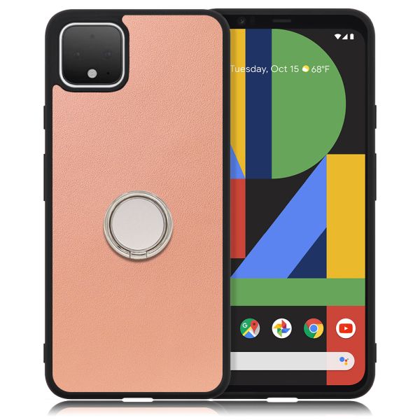 [ LOOF RING-SHELL ] Google Pixel 4 XL googlepixel pixel4xl ピクセル4XL スマホケース 背面 ケース カバー ハードケース スマホリング リング付き 本革 ストラップホール [ Google Pixel 4 XL ]