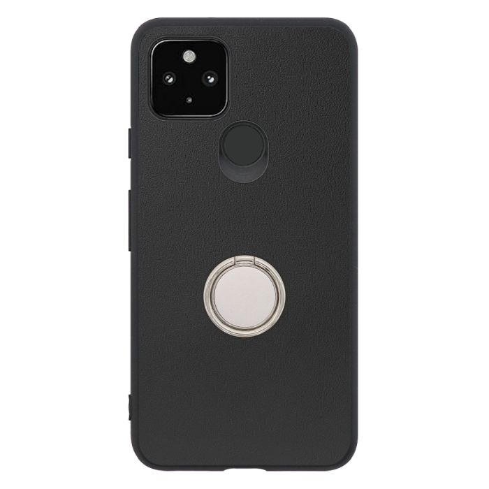 [ LOOF RING-SHELL (シンプル Ver.) ] Google Pixel 4a 5G pixel4a5g googlepixel4a5g スマホケース 背面 ケース カバー ハードケース スマホリング リング付き 本革 ストラップホール [ Google Pixel 4a 5G ]