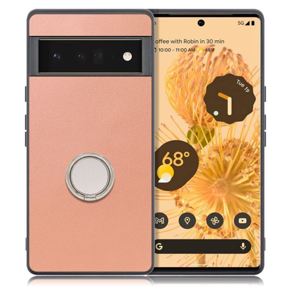 [ LOOF RING-SHELL ] Google Pixel 6 Pro Googlepixel6pro 6pro プロ ピクセル6pro スマホケース 背面 ケース カバー ハードケース スマホリング リング付き 本革 ストラップホール [ Google Pixel 6 Pro ]