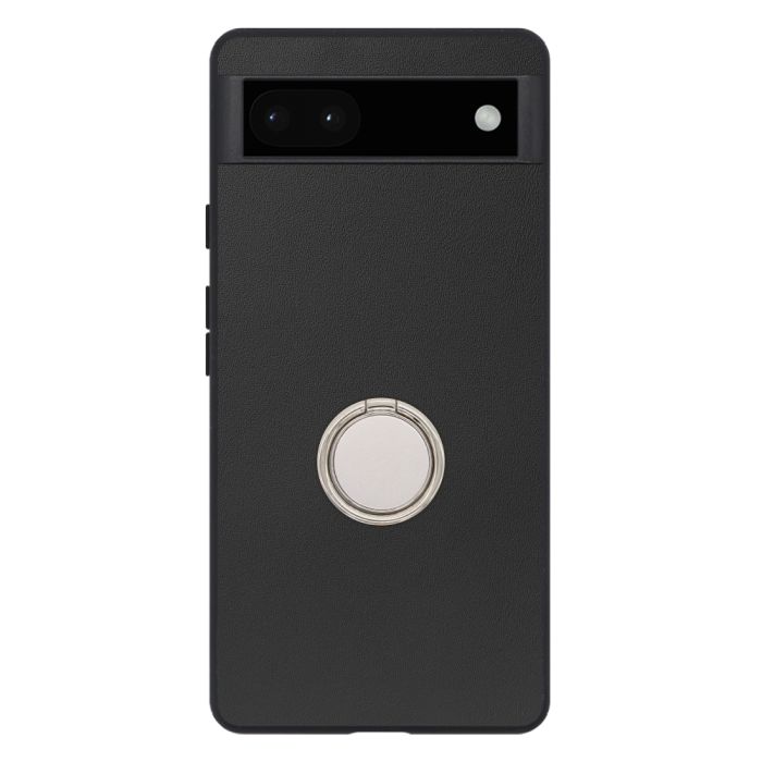 [ LOOF RING-SHELL (シンプル Ver.) ] Google Pixel 6a googlepixel6a pixel6a スマホケース 背面 ケース カバー ハードケース スマホリング リング付き 本革 ストラップホール [ Google Pixel 6a ]