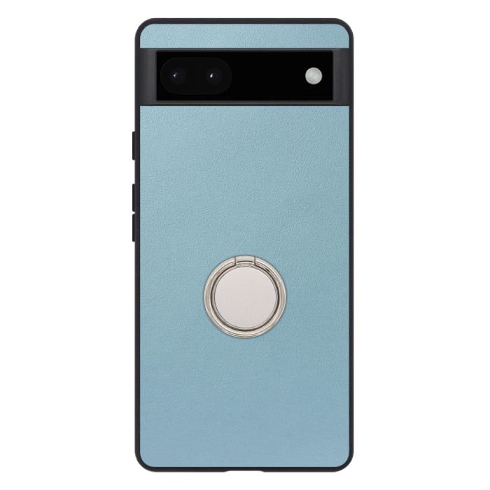 [ LOOF RING-SHELL (シンプル Ver.) ] Google Pixel 6a googlepixel6a pixel6a スマホケース 背面 ケース カバー ハードケース スマホリング リング付き 本革 ストラップホール [ Google Pixel 6a ]
