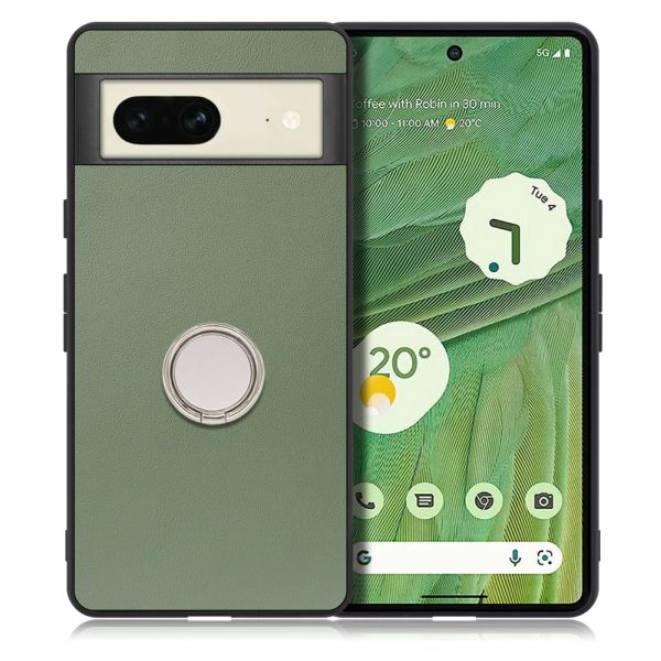 [ LOOF RING-SHELL ] Google pixel 7 googlepixel7 pixel7 ピクセル7 スマホケース 背面 ケース カバー ハードケース スマホリング リング付き 本革 ストラップホール [ Google Pixel 7 ]