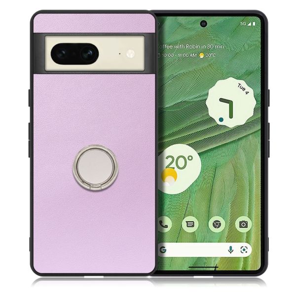 [ LOOF RING-SHELL ] Google pixel 7 googlepixel7 pixel7 ピクセル7 スマホケース 背面 ケース カバー ハードケース スマホリング リング付き 本革 ストラップホール [ Google Pixel 7 ]
