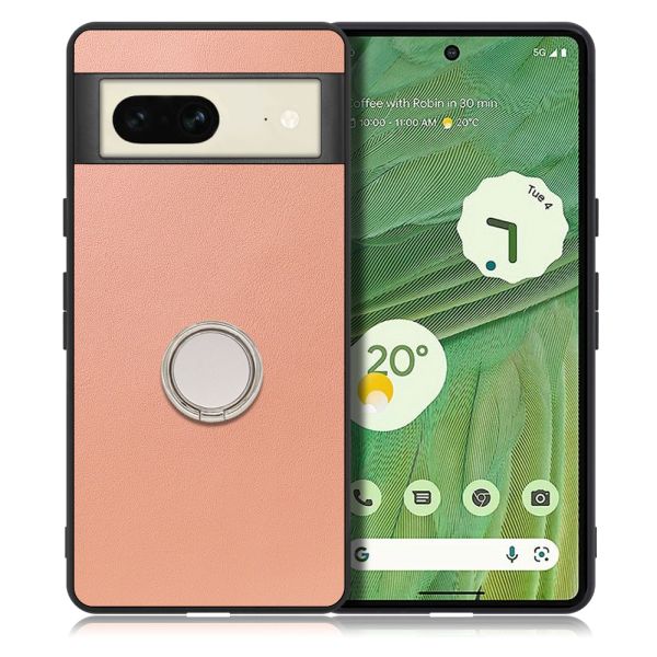 [ LOOF RING-SHELL ] Google pixel 7 googlepixel7 pixel7 ピクセル7 スマホケース 背面 ケース カバー ハードケース スマホリング リング付き 本革 ストラップホール [ Google Pixel 7 ]