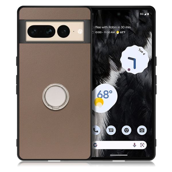 [ LOOF RING-SHELL ] Google pixel 7 Pro googlepixel7pro 7pro プロ ピクセル7pro スマホケース 背面 ケース カバー ハードケース スマホリング リング付き 本革 ストラップホール [ Google Pixel 7 Pro ]