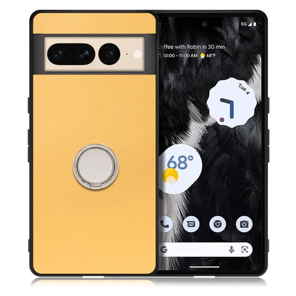 [ LOOF RING-SHELL ] Google pixel 7 Pro googlepixel7pro 7pro プロ ピクセル7pro スマホケース 背面 ケース カバー ハードケース スマホリング リング付き 本革 ストラップホール [ Google Pixel 7 Pro ]