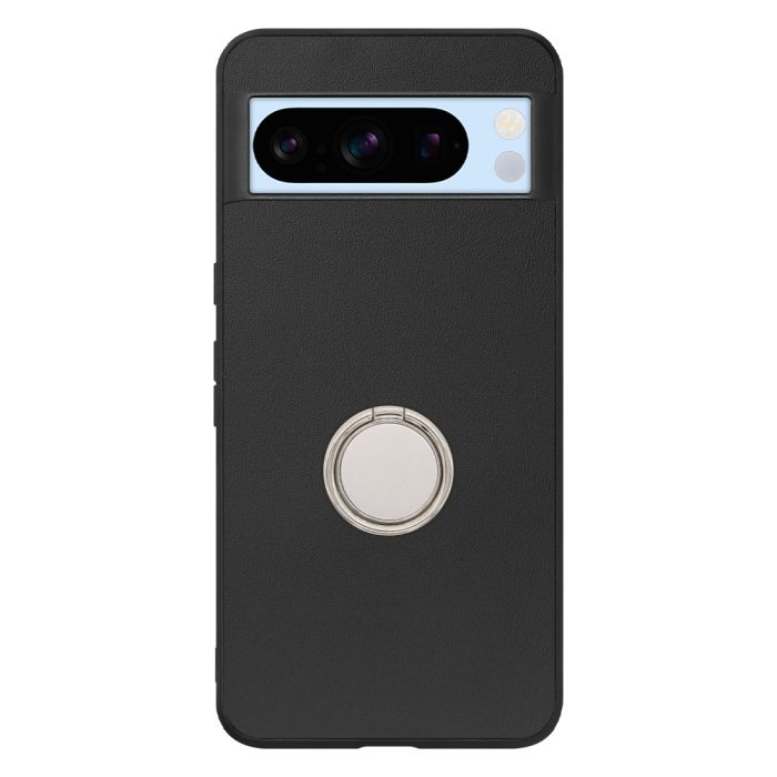 [ LOOF RING-SHELL (シンプル Ver.) ] Google pixel 8 Pro googlepixel8pro Pixel8 8Pro プロ ピクセル8Pro スマホケース 背面 ケース カバー ハードケース スマホリング リング付き 本革 ストラップホール [ Google Pixel 8 Pro ]