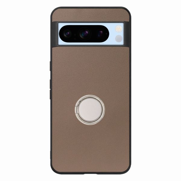 [ LOOF RING-SHELL ] Google pixel 8 Pro googlepixel8pro Pixel8 8Pro プロ ピクセル8Pro スマホケース 背面 ケース カバー ハードケース スマホリング リング付き 本革 ストラップホール [ Google Pixel 8 Pro ]