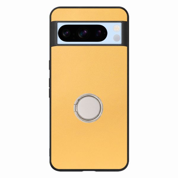 [ LOOF RING-SHELL ] Google pixel 8 Pro googlepixel8pro Pixel8 8Pro プロ ピクセル8Pro スマホケース 背面 ケース カバー ハードケース スマホリング リング付き 本革 ストラップホール [ Google Pixel 8 Pro ]