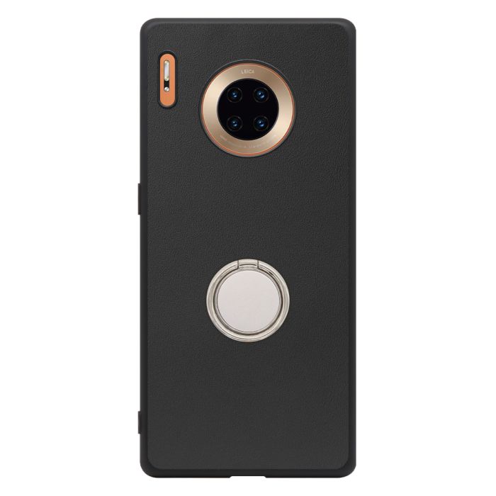 [ LOOF RING-SHELL (シンプル Ver.) ] HUAWEI Mate 30 Pro 5G mate30pro5g mate30 30pro プロ スマホケース 背面 ケース カバー ハードケース スマホリング リング付き 本革 ストラップホール [ HUAWEI Mate 30 Pro 5G ]
