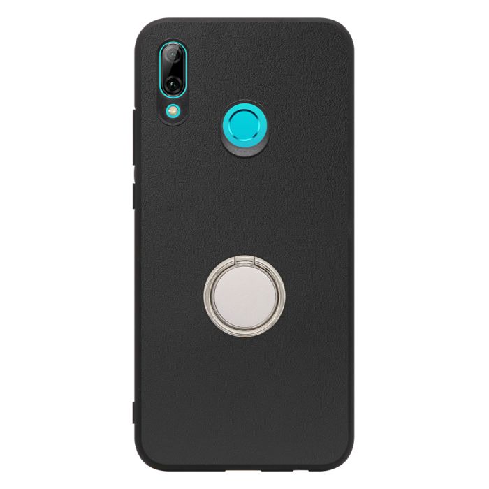 [ LOOF RING-SHELL (シンプル Ver.) ] HUAWEI nova lite 3 POT-LX2J novalite3 novalite 3 スマホケース 背面 ケース カバー ハードケース スマホリング リング付き 本革 ストラップホール [ HUAWEI nova lite 3 ]