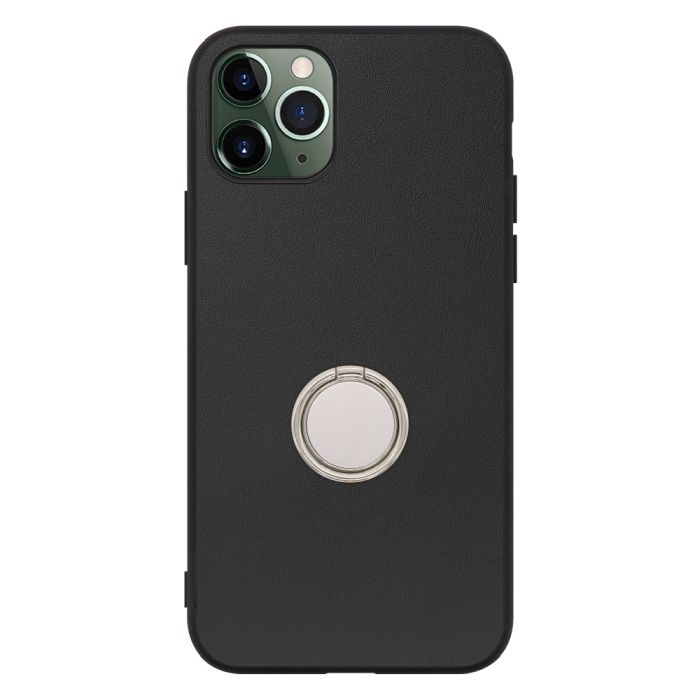 [ LOOF RING-SHELL (シンプル Ver.) ] iPhone 11 Pro iPhone11pro 11pro スマホケース 背面 ケース カバー ハードケース スマホリング リング付き 本革 ストラップホール [ iPhone 11 Pro ]