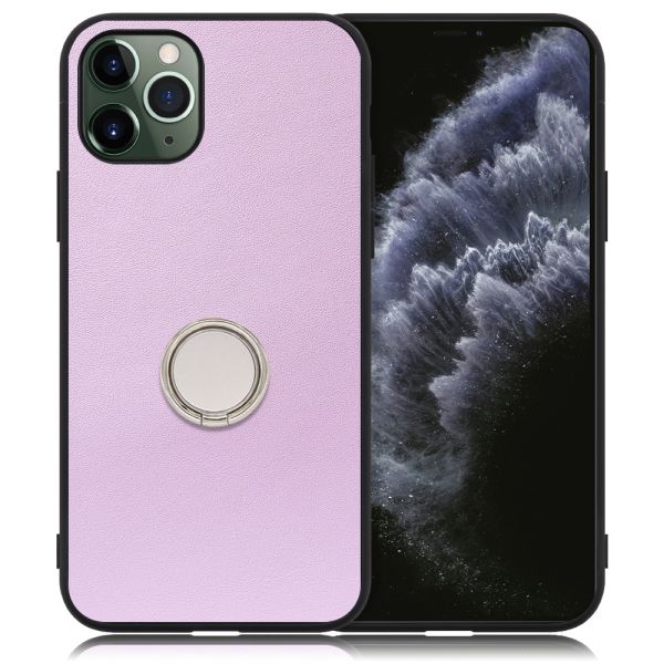 [ LOOF RING-SHELL ] iPhone 11 Pro iPhone11pro 11pro スマホケース 背面 ケース カバー ハードケース スマホリング リング付き 本革 ストラップホール [ iPhone 11 Pro ]
